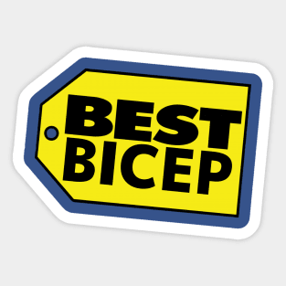 best bicep Sticker